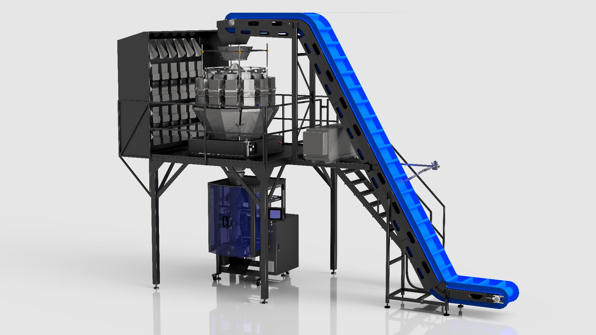 BESSEN VFFS High-Speed Automatic Packaging Line for Food and Non-Food Products BESSEN VFFS Packaging Line